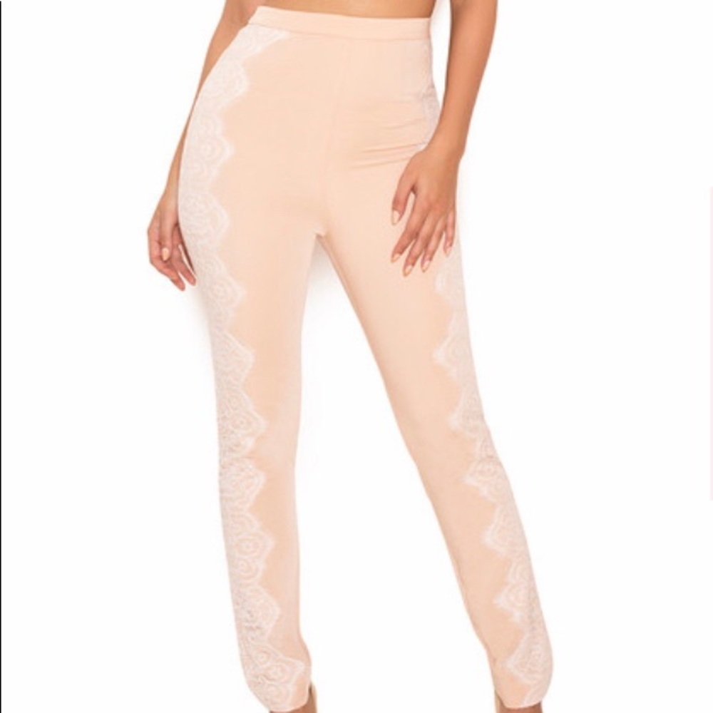 New HOCB Clarice Lace Pants Med